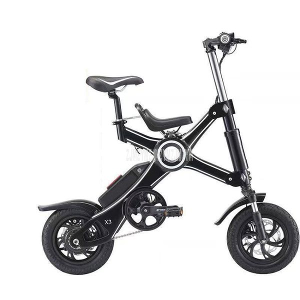 

electric bicycle 250w scooter two wheel 12 inch 36v 7.8ah/8.7ah mini folding vehicle, Silver;blue
