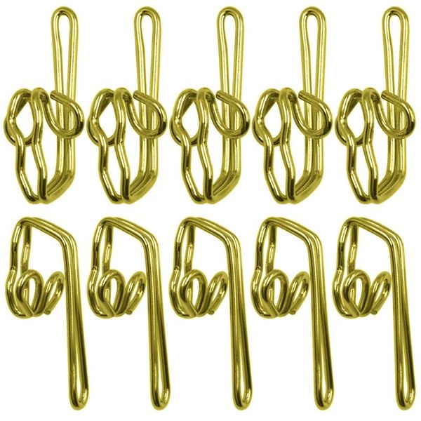 

vewturley other home decor 100pcs/pack window curtain hook decorative fixation sturdy easy use useful butterfly shape iron rustproof hanging