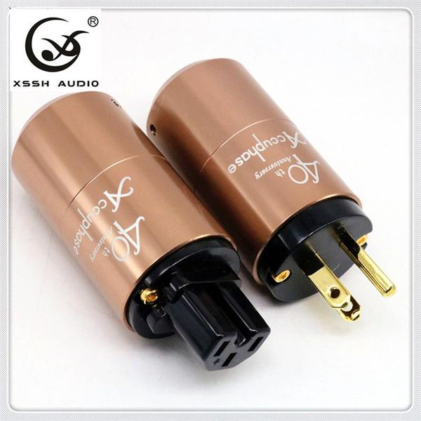 

smart power plugs xssh/hifi hi-end audio us eu plug 15a 125a 250a conector iec socket connector