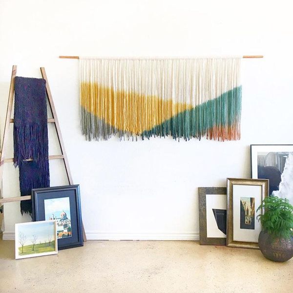 

tapestries bohemian style hand woven dyed tapestry home decoration wall hanging painting cloth sofa background bedside decor art