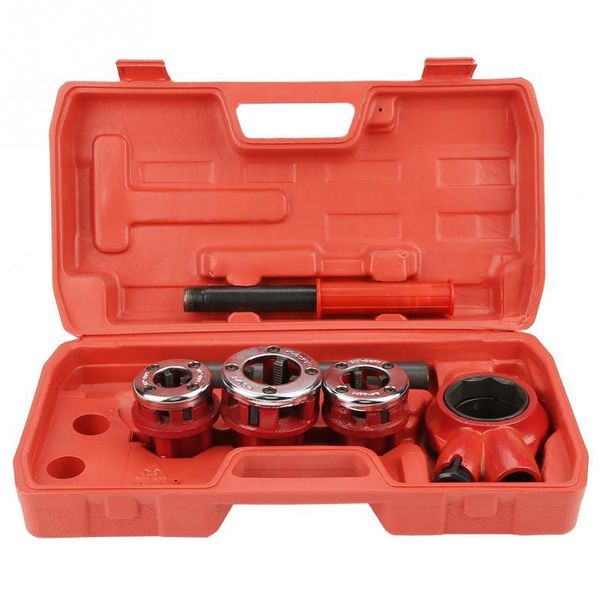 

professional hand tool sets 62a/62b 1/2in 3/4in 1in 1-1/4in threading dies alloy steel manual plumber pipe kit galvanized iron threader
