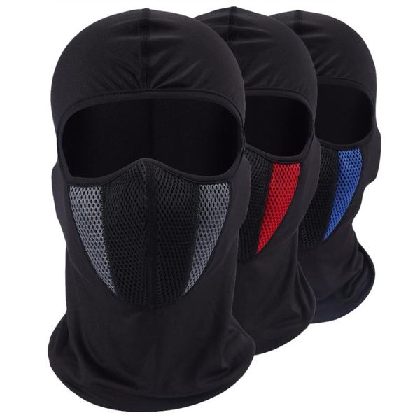 

cycling helmets breathable balaclava motorcycle full face mask motorbike bike motocross helmet hood moto riding neck