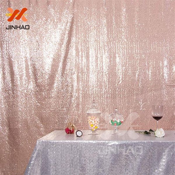 

party decoration merry christmas rose gold sequin background in