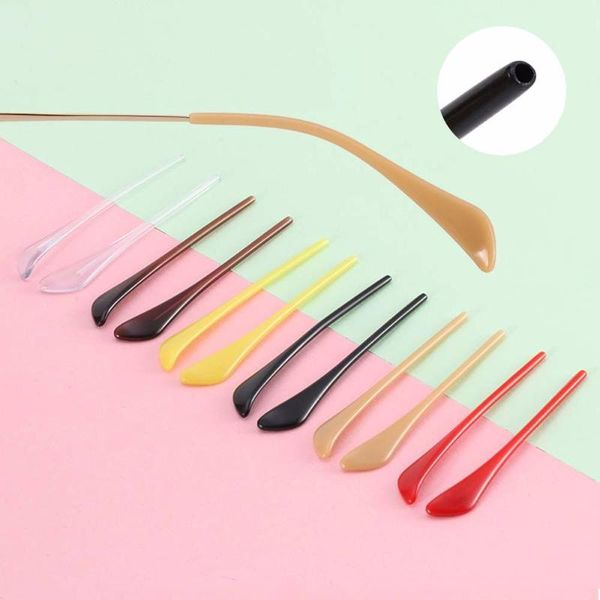 

sunglasses frames 1pairs silicone anti-slip glasses leg cover ear hook holder eyeglass temple tips legs earmuffs, Silver