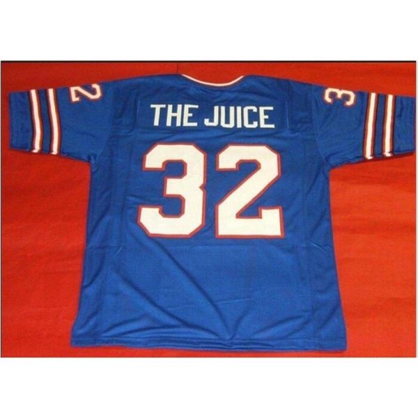 

good man youth women vintage custom front and back mesh fabric the juice oj football jersey size s-5xl or custom any name or number jersey, Black