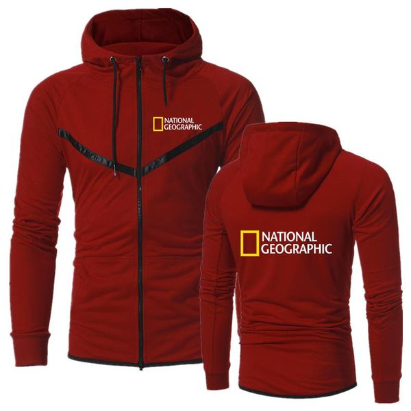 

men's hoodies & sweatshirts explore print men spring solid color simplicity zip hoodie slim cardigan customizable logo c, Black