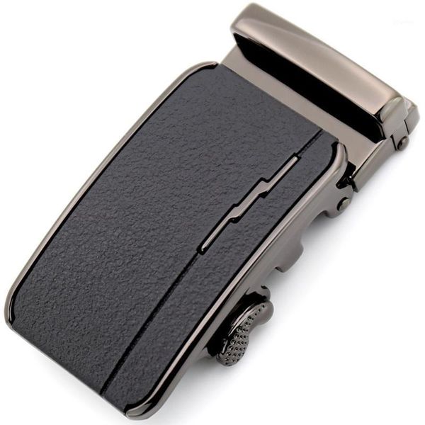 

belts leather belt buckle for men fashion trend black and silver retro automatic cow1, Black;brown