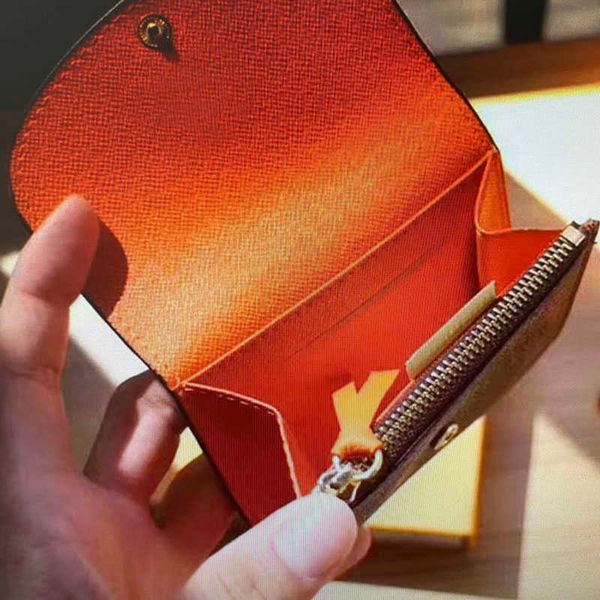 M41939 Rosalie Para Çantası Mini Pochette Kısa Cüzdan Kadınlar Kompakt Kart Sahipleri Egzotik Deri Emilie Sarah Victorine S 41939274B