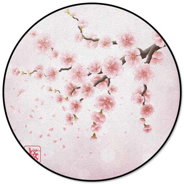 

carpets flowers branches beautiful plants printed large round for living room bedroom area rugs soft home decor rug kitchen mats