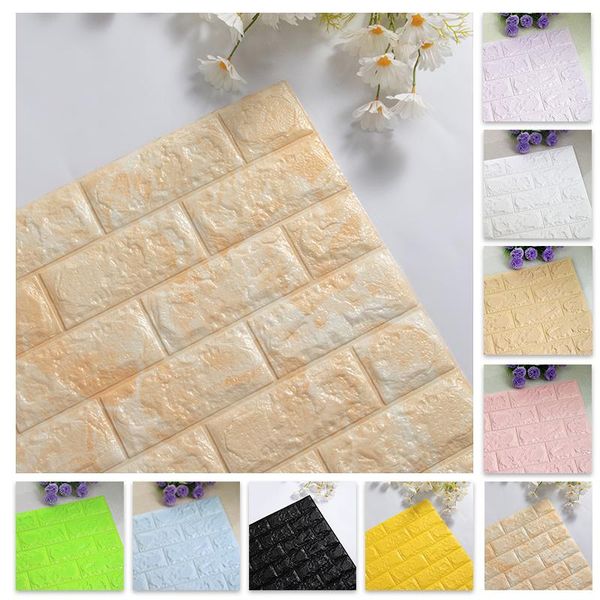 

wall stickers 3d decorative self adhesive wallpaper panels home decor living room bedroom house decoration bathroom brick tiles