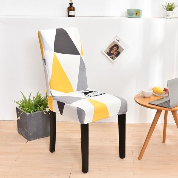 

chair covers 2021 design dining cover elastic stretch kitchen seat protection case for living room printing