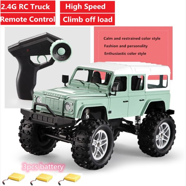 

electric off road climbing remote control rc truck bigfoot 45 degree climb shock absorber high speed rc car with 3pcs battery