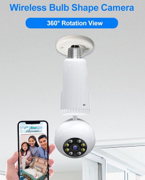 

mini cameras led light bulb hd camera camcorder wifi ip p2p infrared motion detection nanny home surveillance cam video voice recorder
