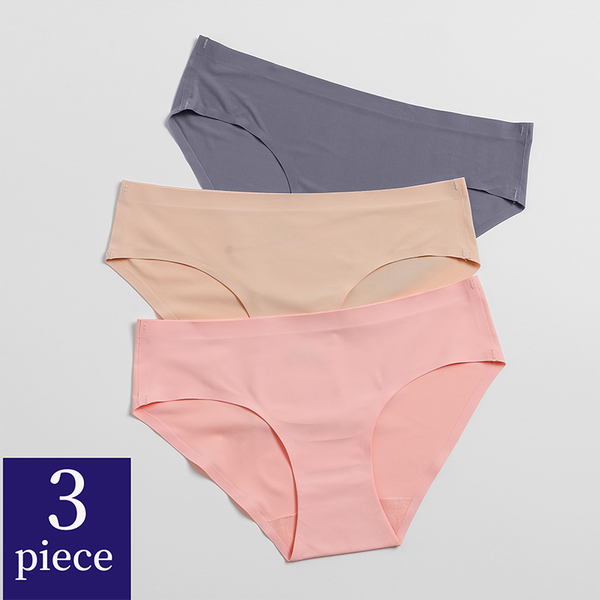 

women's panties bzel silk satin sports seamless underwear breathable comfort briefs lingerie girls underpants 7 colors sale, Black;pink
