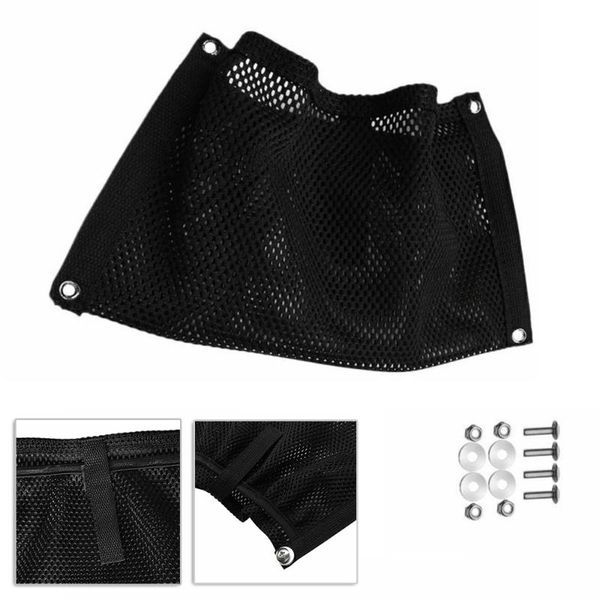 

accessories black nylon marine boat kayak storage mesh side bag gear holder organizer durable and lightweight