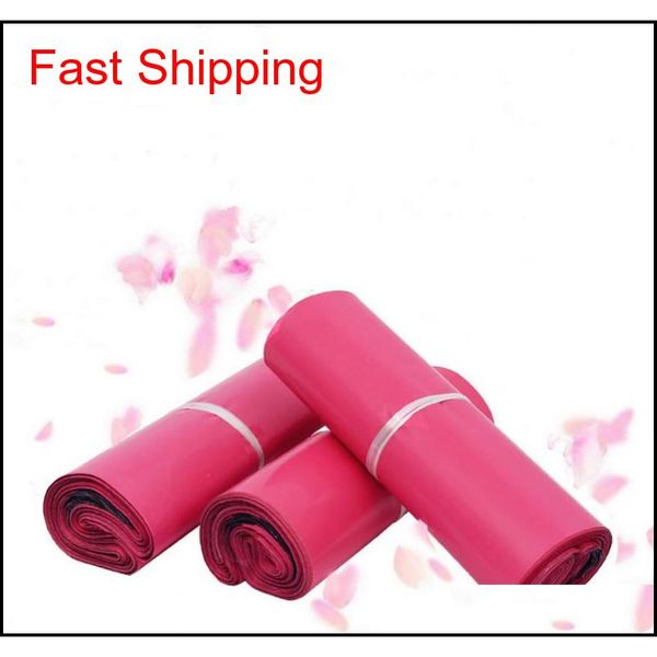 

100pcs/lot pink poly mailer 10*13 inches express bag 25*35cm mail bags envelope/ self adhesive seal jlliuw ffshop2001, Silver