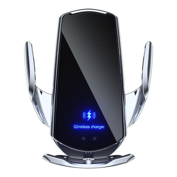 

cell phone mounts & holders holder car holderintelligent infrared sensor qi fast wireless charger magnetic mount stand