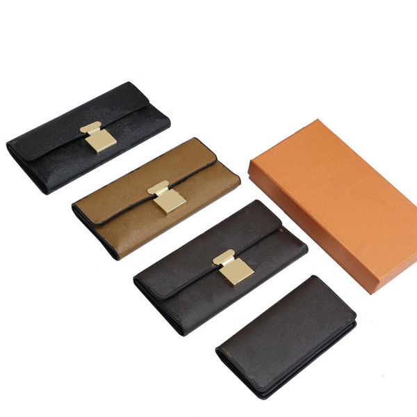

designers wallet fashion plaid floral bags card holder carry around women money cards coins bag men leather purse long business wallets, Red;black