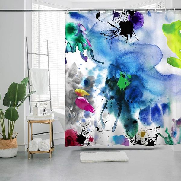 

shower curtains bathroom fabric fall waterproof colorful creative pattern