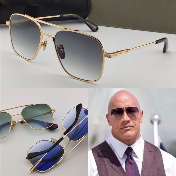 

new sunglasses 07 men design metal vintage sunglasses fashion style square frame uv 400 lens with case, White;black