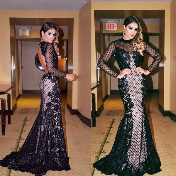 

luxury evening dress women's open back in autumn and winter 2021, Black;gray