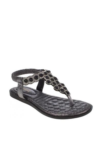 

sandals platinum color women 157 97031z, Black