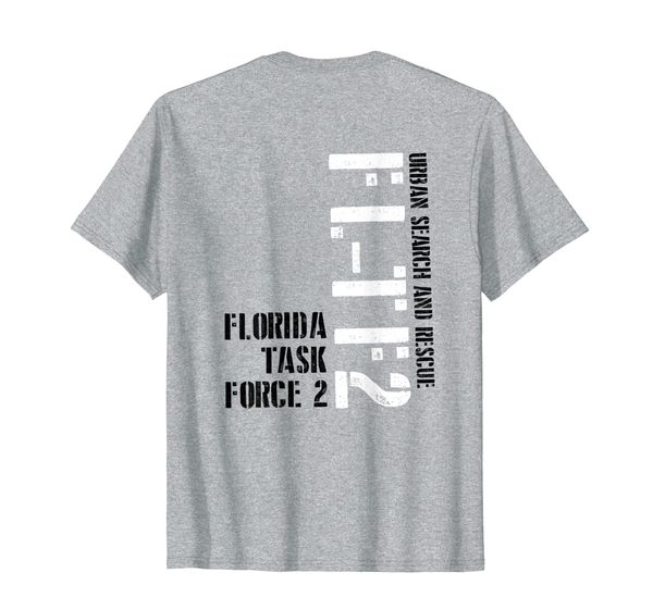 

urban search rescue florida task force 2 fl-tf2 t-shirt, White;black