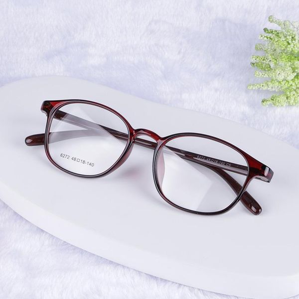 

fashion sunglasses frames optical round ultralight tr90 business men glasses frame prescription eyeglasses women full rim eyewear student, Black