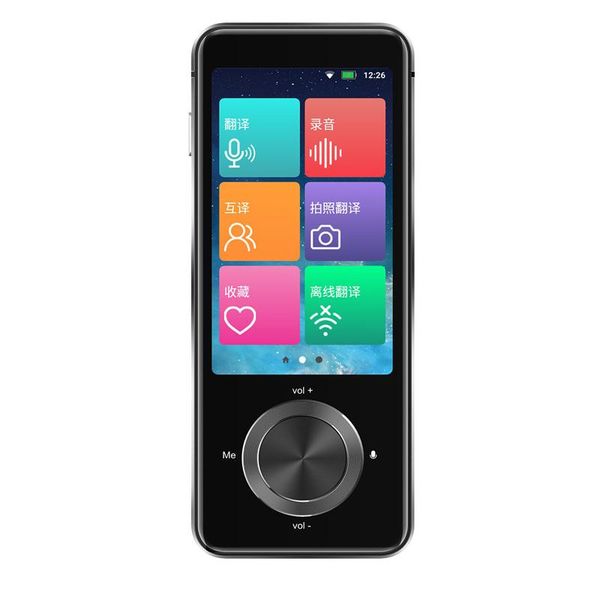 

107 languages intelligent voice translator multi-country simultaneous dialogue translation machine p dark grey