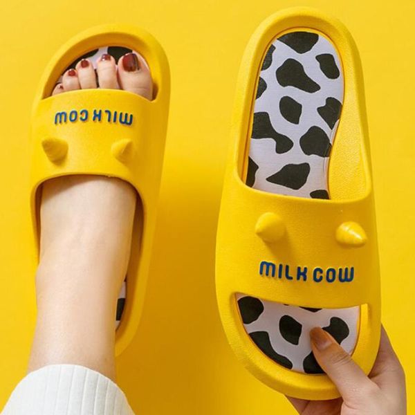 

slippers female summer 2021 fashion women's indoor bathroom slippers cute slides for women cartoon patterns girls shoes qq268, Black