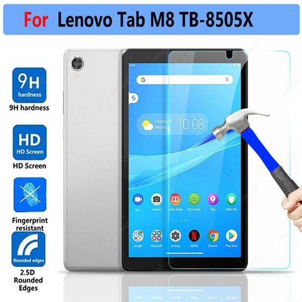 

tempered glass for lenovo tab m8 8.0 tb-8505x tb-8505f tb-8505 screeen protector 0.3mm 9h hd transparent tablet film