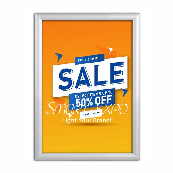 

wall decoration 70x100cm poster sign for promo advertising display with 25mm profile