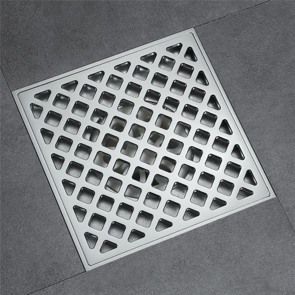 

other bath & toilet supplies 15 x cm floor drain 6 inch invisible square bathroom drains solid brass deodorant large discharge chrome sz-fd2
