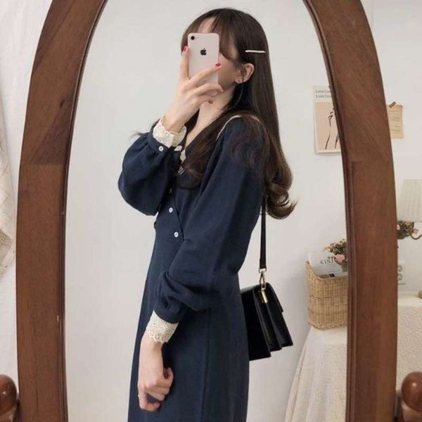 

minority spring and french long yamamoto cool autumn super dress girl knee high student very fairy skirt, Black;gray