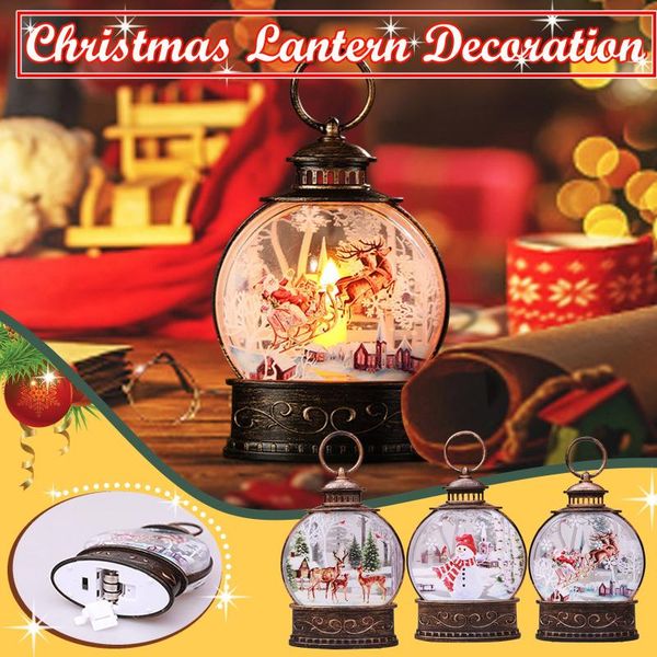 

christmas decorations retro portable lanterns theme lamp decoration led light year gifts 2022 navidad natal