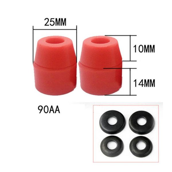 

four wheel sliding plate damping pu bushings longboard skateboard sliding plate bridge accessories 95 longboard pu bushings