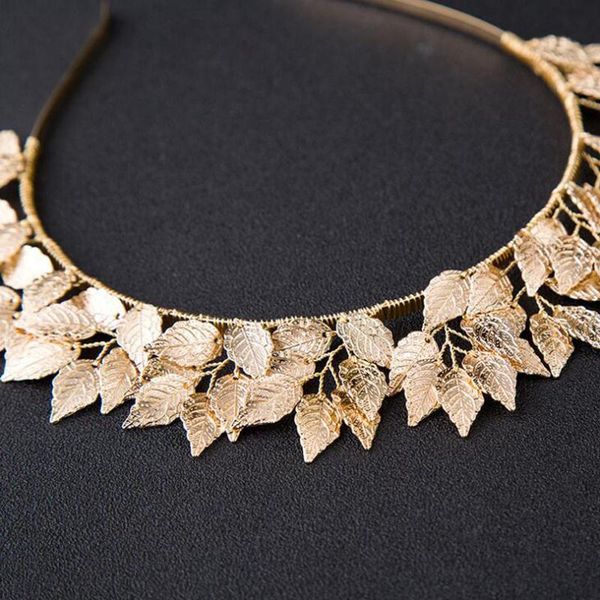 

hair clips & barrettes baroque crowns silver-plate gold leaf headress jewelry wedding accessories princess tiara handmade bridal headpiece, Golden;silver