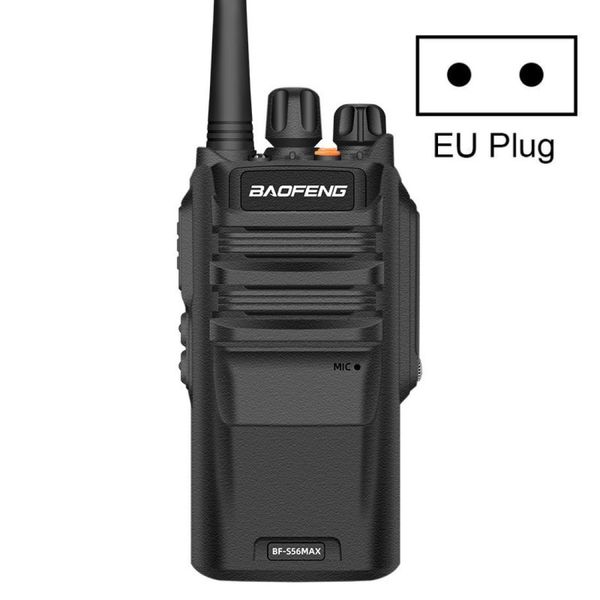 

baofeng bf-s56max high-power waterproof handheld communication device walkie-talkie plug specificationseu plug