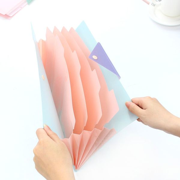 

5 a4 document file bags nice portable gesp storage multi-layer extendable map holder student office requirements