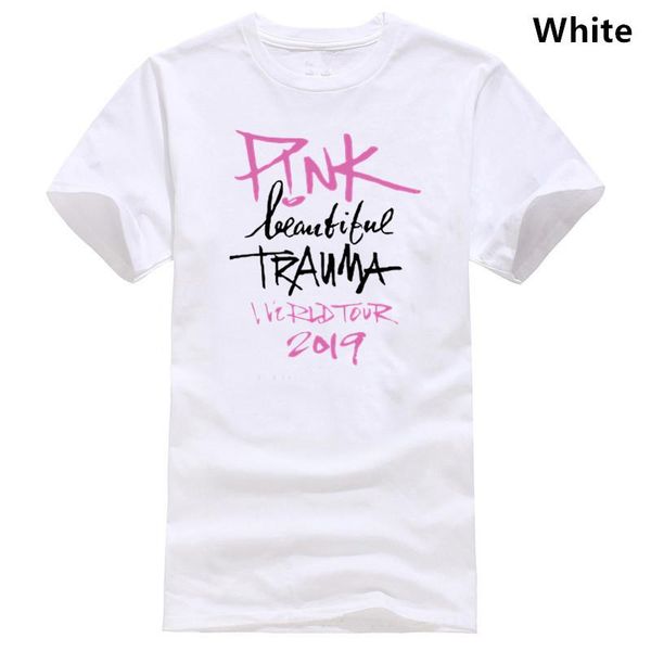 

men's t-shirts pink beautiful trauma world tour sweatshirt, White;black