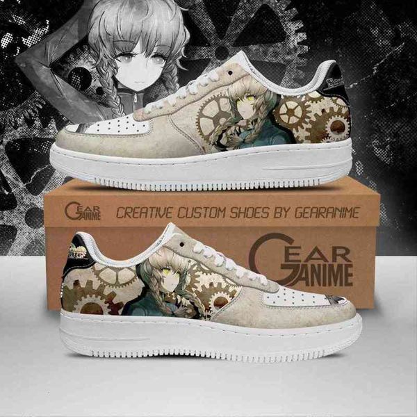 

diy anime shoes suzuha amane steins gate sneakers casual running sport walking lightweight tennis
