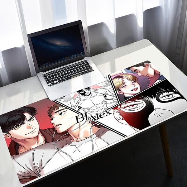 

mouse pads & wrist rests anime bj alex xl mousepads computer lapkawaii gaming accessories mat large xxl 90x30 pad keyboards deskmat
