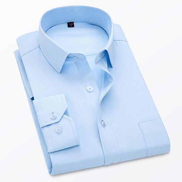 

men's dress shirts men shirt long sleeve twill solid causal formal business brand man / button up, White;black