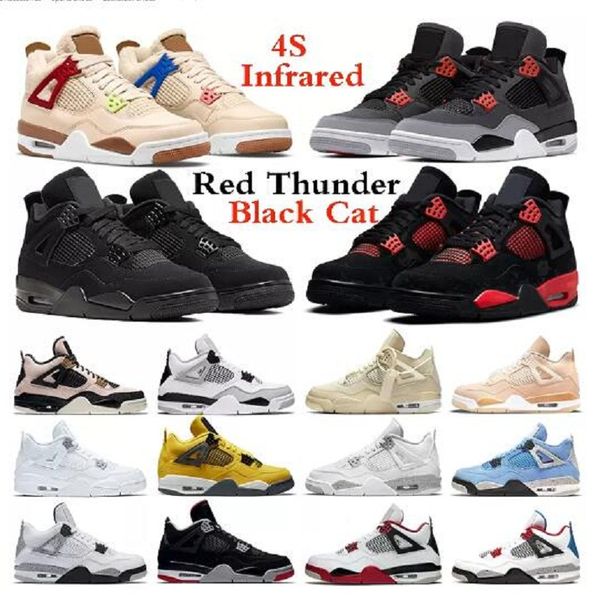 

jumpman university blue 4 4s basketball shoes mens cream sail lightnings red thunder white oreo bred taupe haze off noir what the black ceme