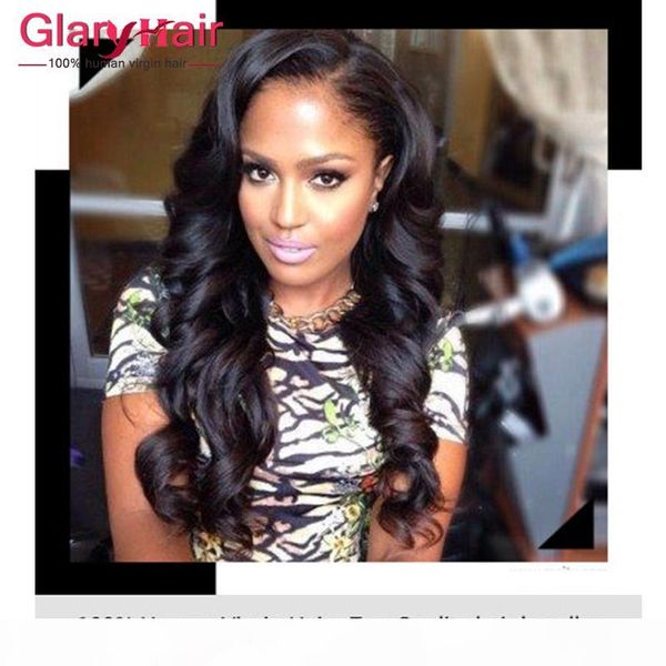 

8a unprocessed brazilian peruvian indian hair bundles human hair extensions 5bundles hair body wave 1b# 8-30inches mixed length weaves wefts, Black