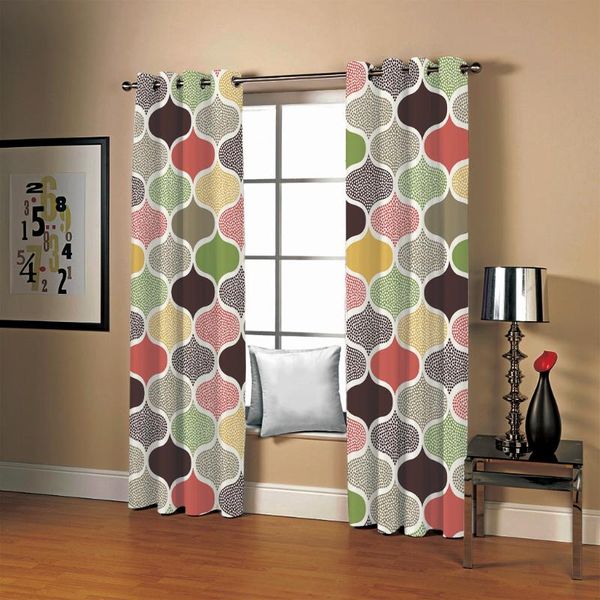 

curtain & drapes custom 3d window colorful square curtains for girls bedroom modern fashion po