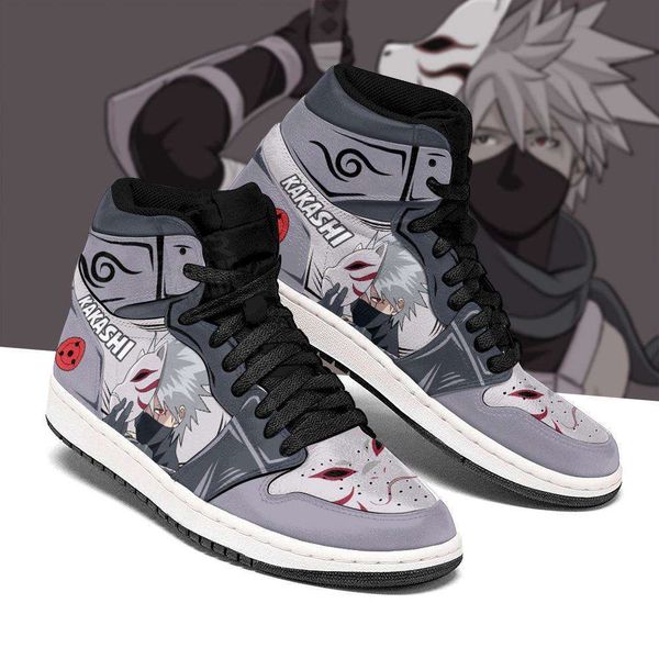 

customization kakashi sneakers anbu anime custom shoes