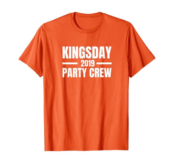 

king's day t-shirt amsterdam koningsdag netherlands orange, White;black