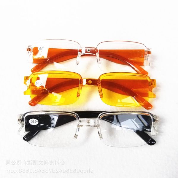 

pendulum resin integrated hd magnet space presbyopic glasses, White;black