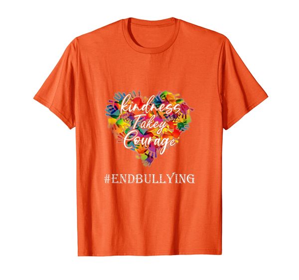 

kindness takes courage end bullying costume kindness gifts t-shirt, White;black